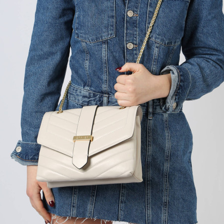 Etrier Rafale Shoulder Bag Quilted Leather Dust