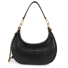 Lancaster Soft Quilted Hobo Bag 530-37 Black