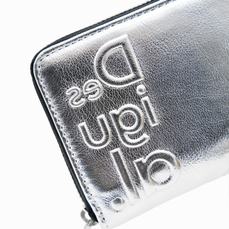 Desigual Delta Wallet Silver