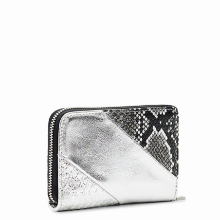 Desigual Delta Wallet Silver
