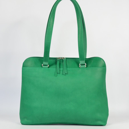 Ateliers Fourès Baroudeuse Medium Business Bag B529 Parrot
