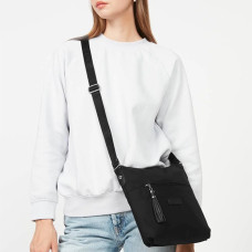 Lancaster Basic Pompon Crossbody Bag 514-37 Black