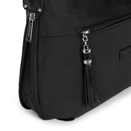 Lancaster Basic and Sport Tassel Crossbody Bag 514-38-Black