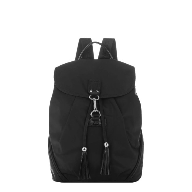 Lancaster Basic Sport Pompon Backpack 514-42 Black