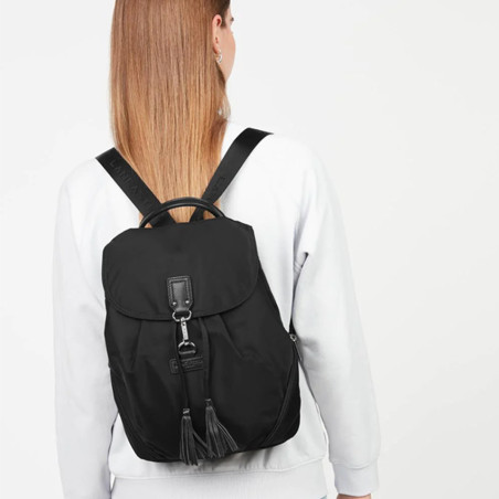 Lancaster Basic Sport Pompon Backpack 514-42 Black