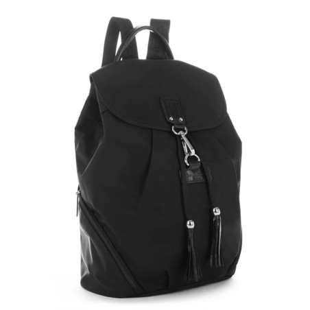 Lancaster Basic Sport Pompon Backpack 514-42 Black