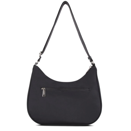 Lancaster Basic Verni Sac Porté Travers 510-40 Noir dos