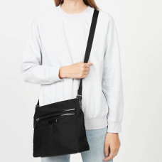 Lancaster Basic Verni Crossbody and Shoulder Bag 514-60 Black