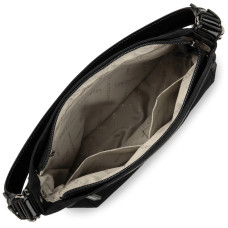 Lancaster Basic Verni Crossbody and Shoulder Bag 514-60 Black