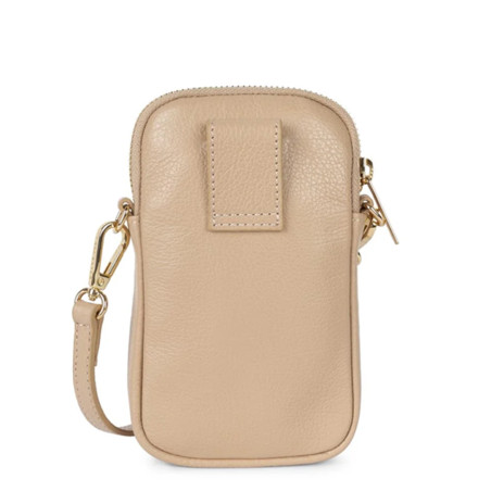 Lancaster Dune Smartphone Pouch Leather 129-28 Dark Beige