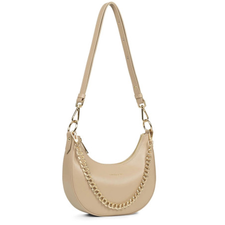 Lancaster Paris Aimy Bag Satchel 480-031 Dark Beige