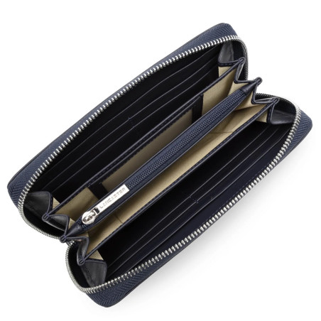 Lancaster Paris Zippered Companion 131-026 Dark Blue