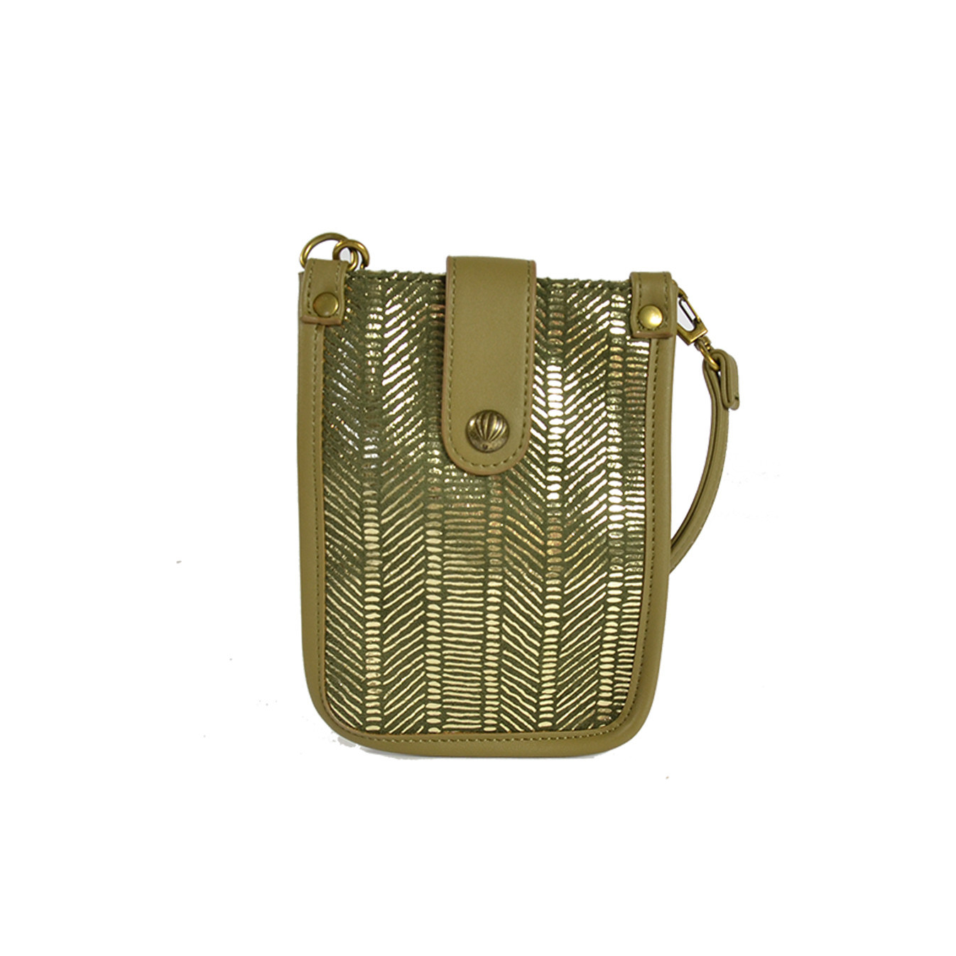 Le Voyage En Panier Pochette Smartphone Crillon Kaki