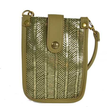 Le Voyage En Panier Pochette Smartphone Crillon Kaki