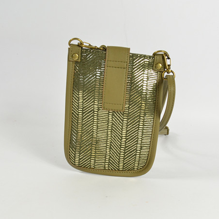 Le Voyage En Panier Pochette Smartphone Crillon Kaki dos