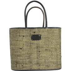 The Voyage in Basket Panupcy Jersey Recycled Black Tote