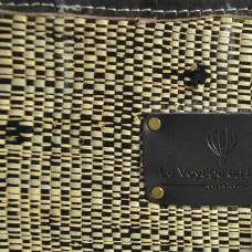 The Voyage in Basket Panupcy Jersey Recycled Black Tote