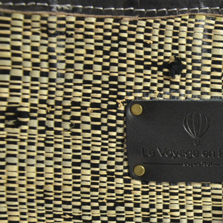 The Voyage in Basket Panupcy Jersey Recycled Black Tote