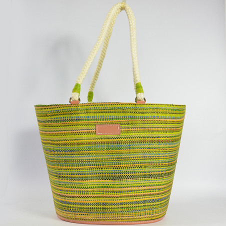 Le Voyage en Panier Rabane Bonbon Cabas Anis face