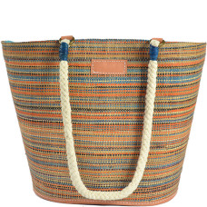 Le Voyage en Panier Rabane Bonbon Cabas Bleu