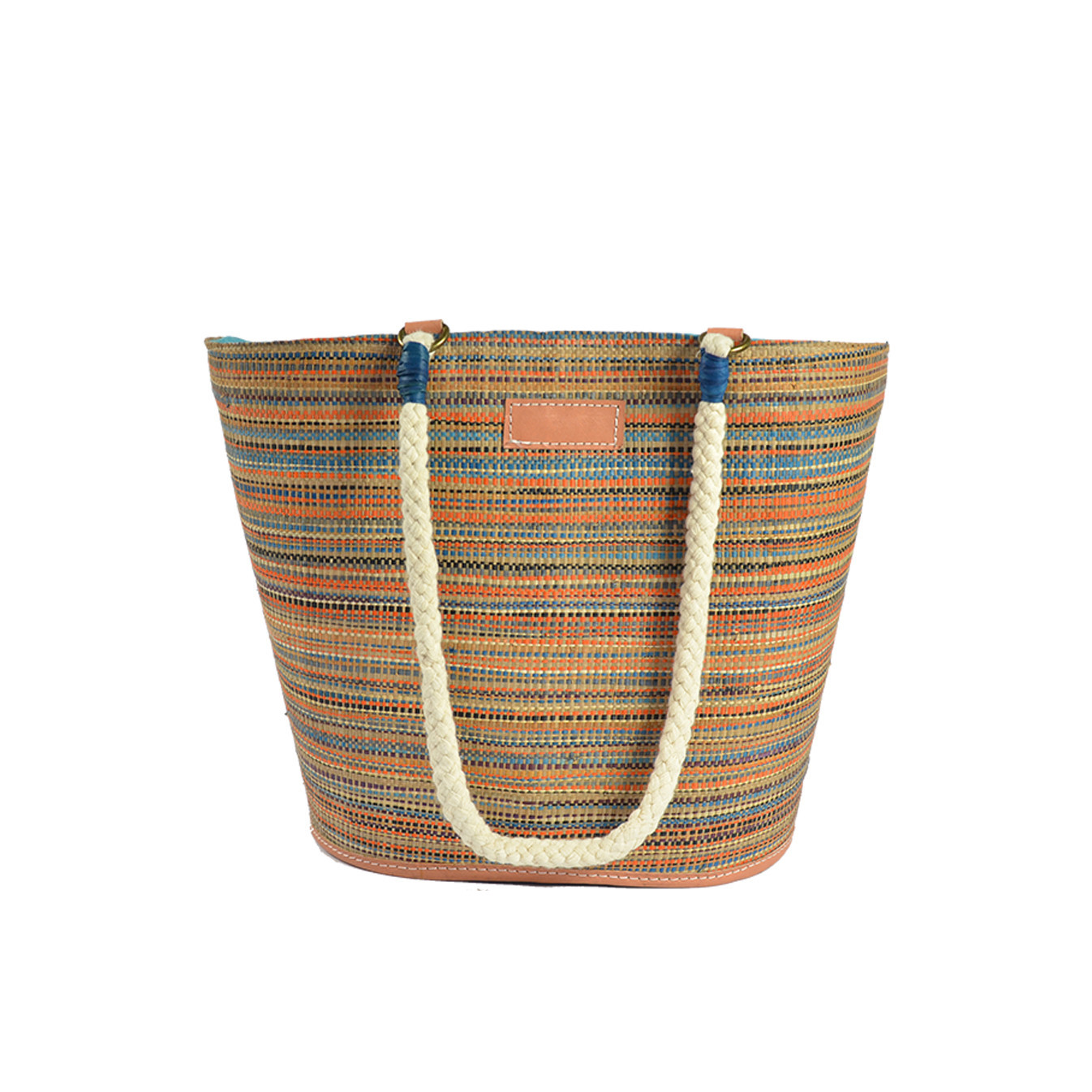Le Voyage en Panier Rabane Bonbon Cabas Bleu