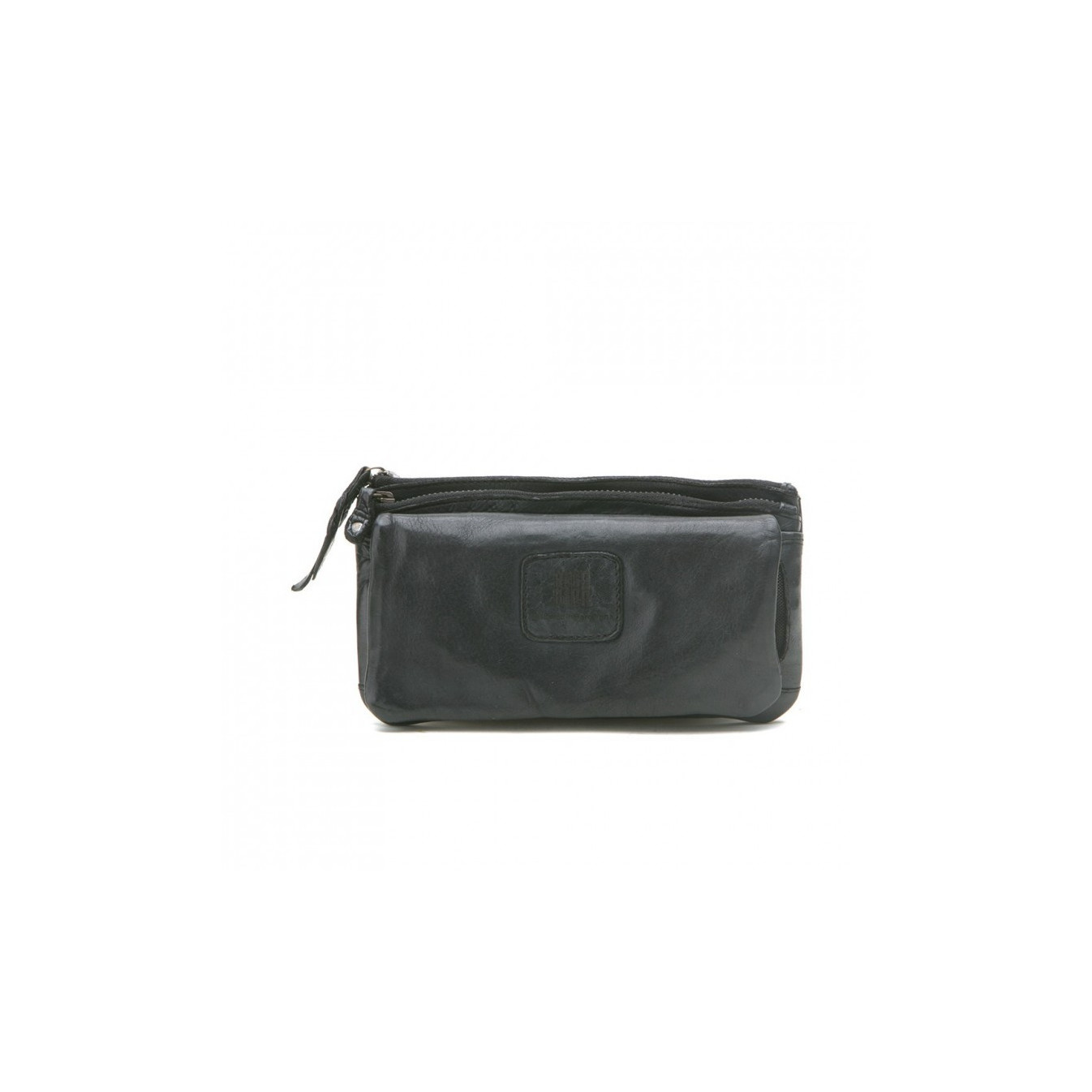 Portefeuille femme en cuir BIBA kansas noir