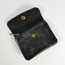 Farfouillette Compact Coin Purse Leather PM Black