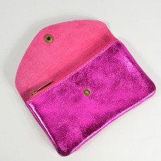 Farfouillette Coin Purse Leather GM Fuschia
