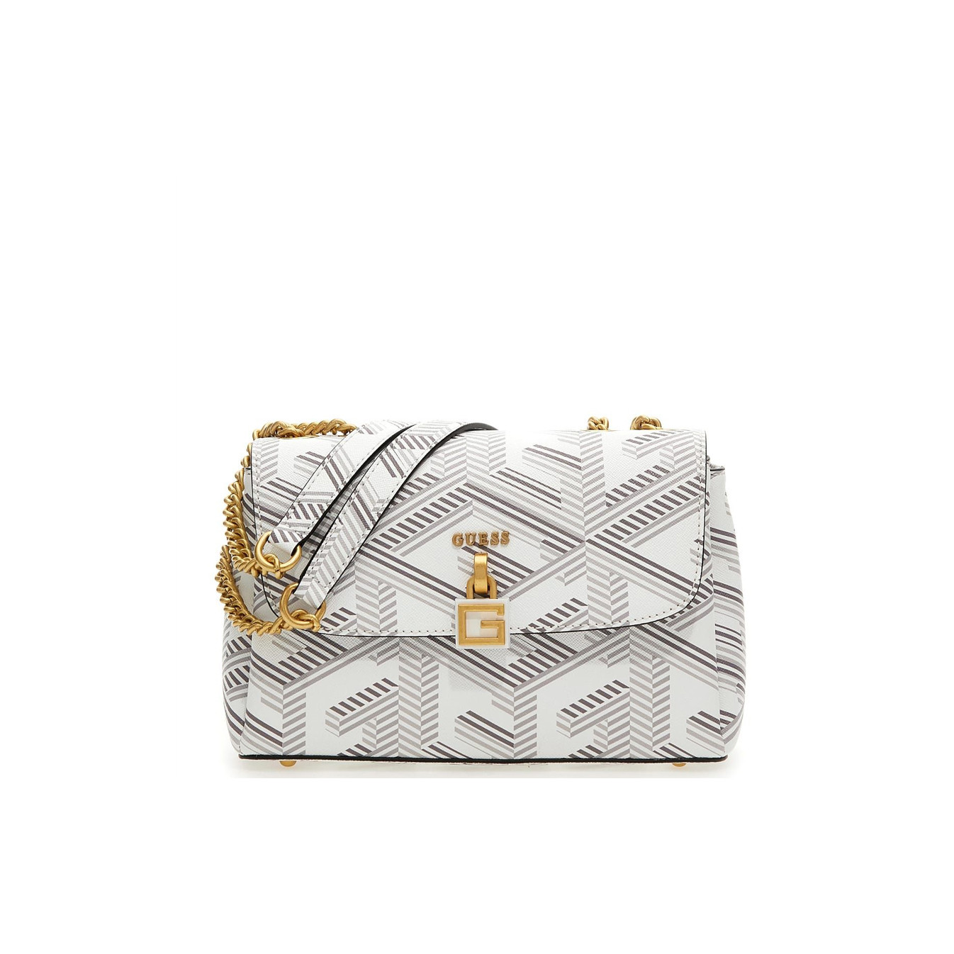 Guess Montreal Trotter Bag Logo G Cube Stone Logo
