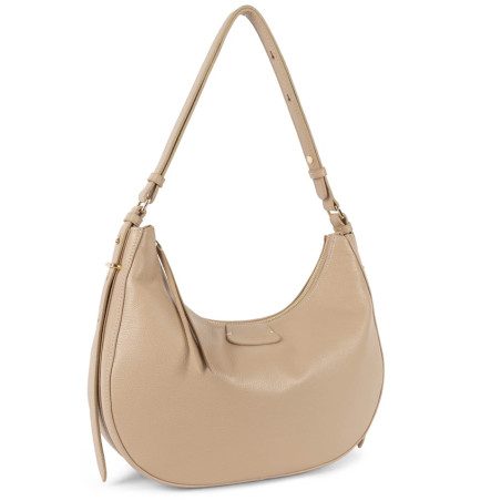 Lancaster Dune Grand Hobo Bag 529-78 Dark Beige