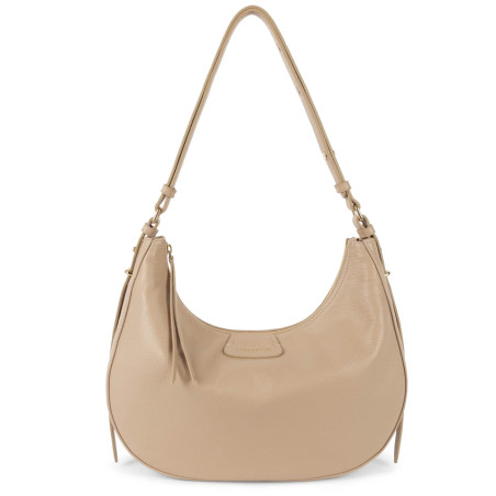 Lancaster Dune Grand Hobo Bag 529-78 Dark Beige