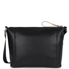 Lancaster Maya Crossbody Trotter Bag 517-84 Black Ecru Nude