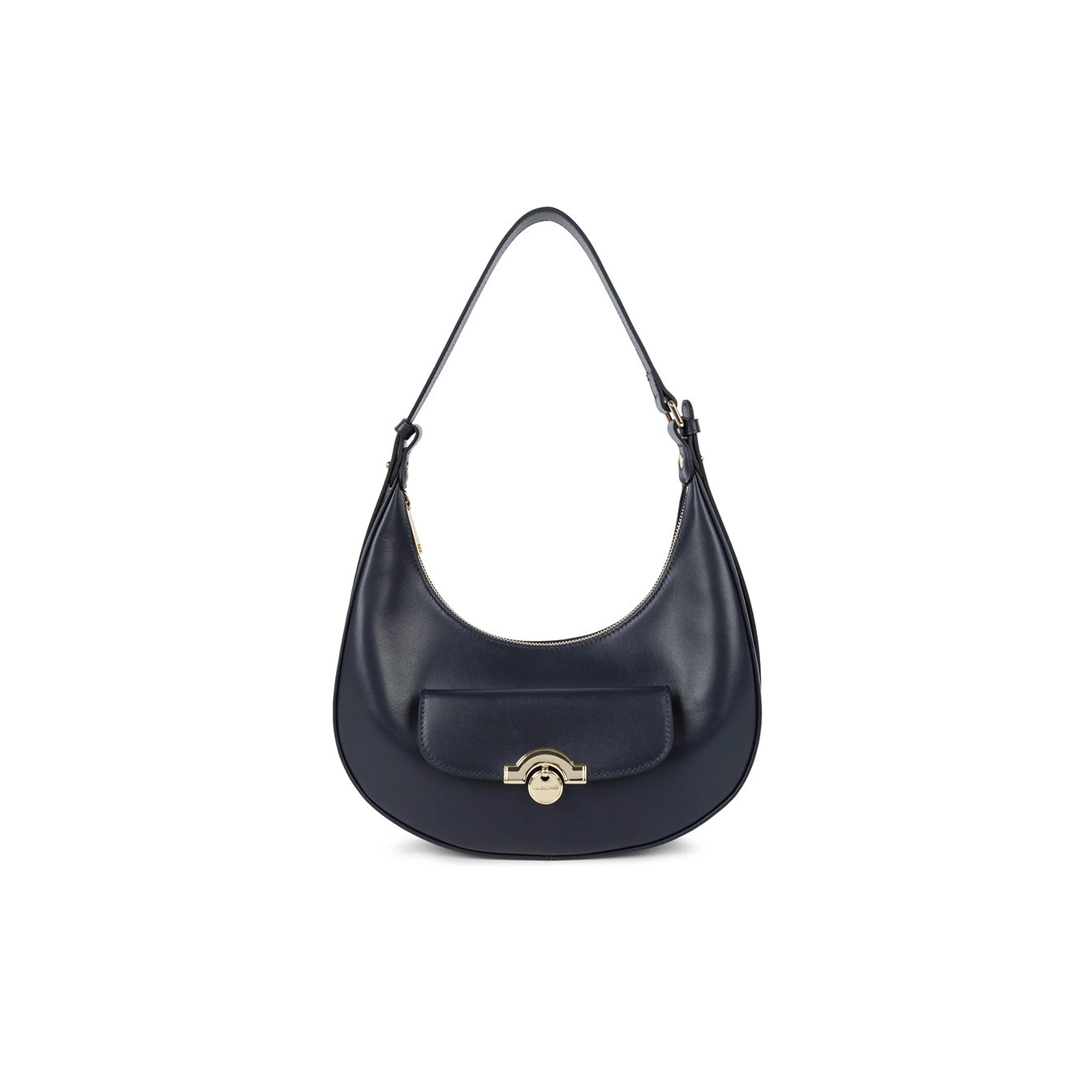Lancaster Paris Medal Hobo Bag 531-005 Navy Blue