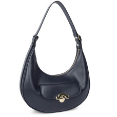 Lancaster Paris Medal Hobo Bag 531-005 Navy Blue
