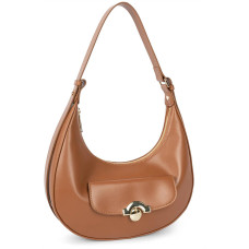 Lancaster Paris Medal Hobo Bag 531-005 Camel