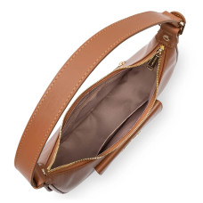 Lancaster Paris Medal Hobo Bag 531-005 Camel