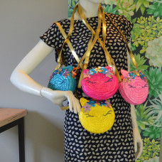 The Journey in Basket Minou Round Children's Pink Bag