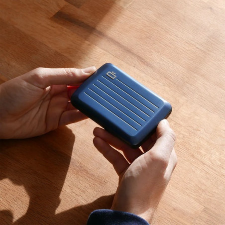 Ogon Stockholm V2 Card Holder Navy Blue