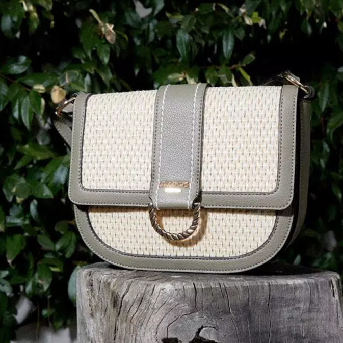 Sac Bandoulière Original Lollipops - Motif Pois Et Imprimé Animalier - Taille Moyenne - Occasion Très Bon état