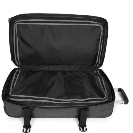 Eastpak Transit'r L Large Soft Wheeled Travel Bag 77H Black Denim