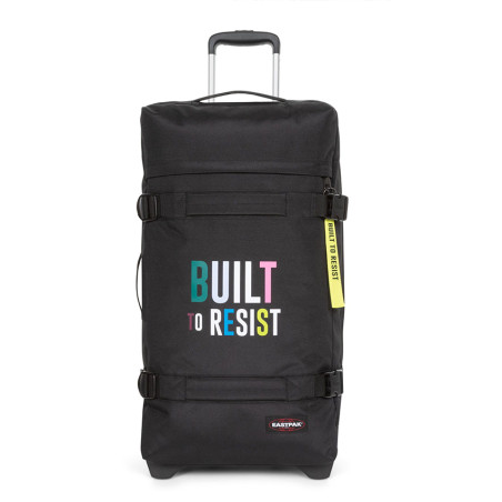 Eastpak Transit'r M Soft Wheeled Travel Bag 7d5 Bold Btr Black