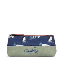 Chameleon Retro Navy Antarctic Pencil Case