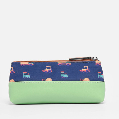 Chameleon Retro Navy Countryside Pencil Case