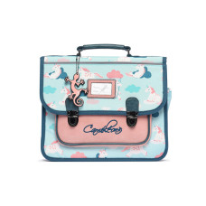 Caméléon Retro Backpack 32cm Turquoise Unicorn
