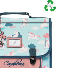 Caméléon Retro Backpack 32cm Turquoise Unicorn