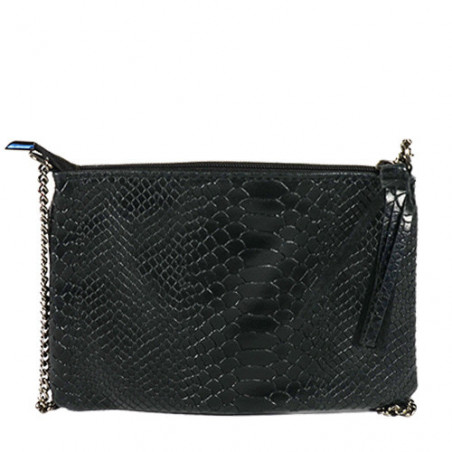 Pochette De Soirée Zara Marron Perles - Occasion - Idéale Pour Sorties élégantes