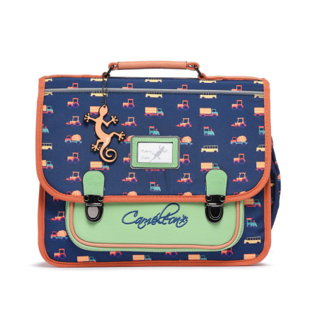Caméléon Retro 35cm School Bag Navy Countryside
