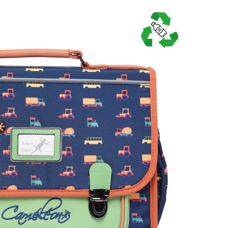 Caméléon Retro 35cm School Bag Navy Countryside