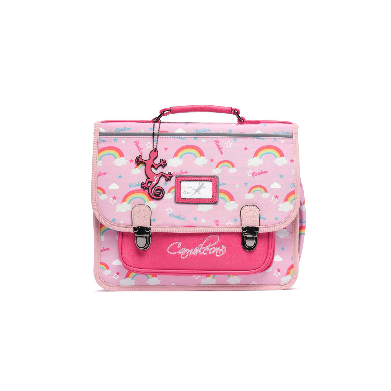 Caméléon Rétro Cartable 38cm Pink Rainbow