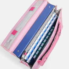 Caméléon Rétro Cartable 38cm Pink Rainbow ouvert